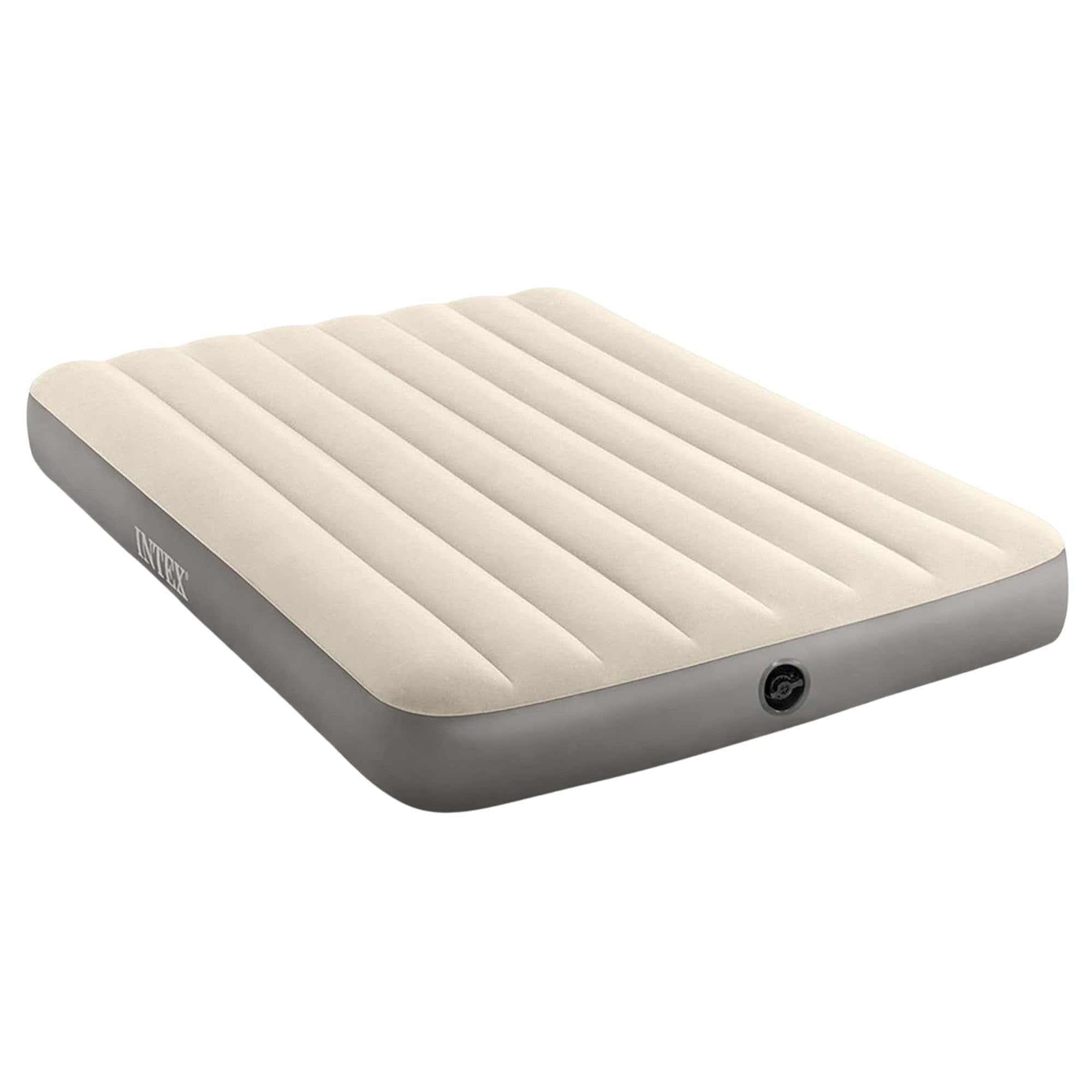 Intex matelas Dura-Beam face avant montrant surface veloutée et soutien