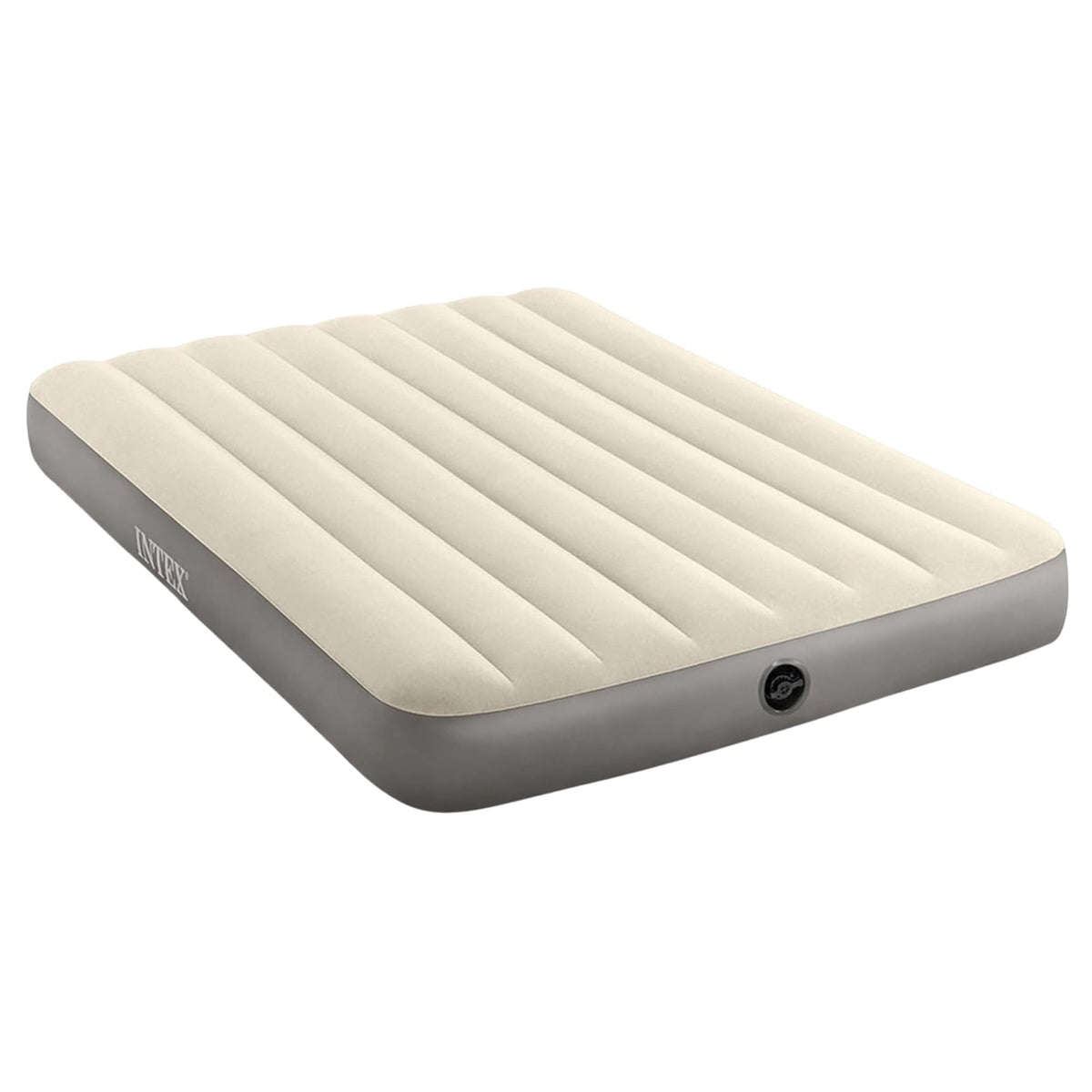 Intex matelas Dura-Beam face avant montrant surface veloutée et soutien