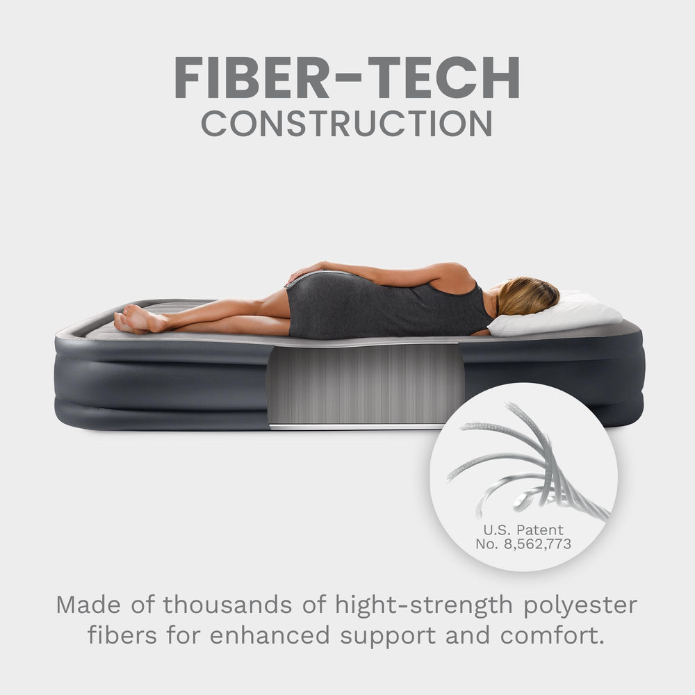 Intex matelas connecté alimentation électrique pour gonflage rapide