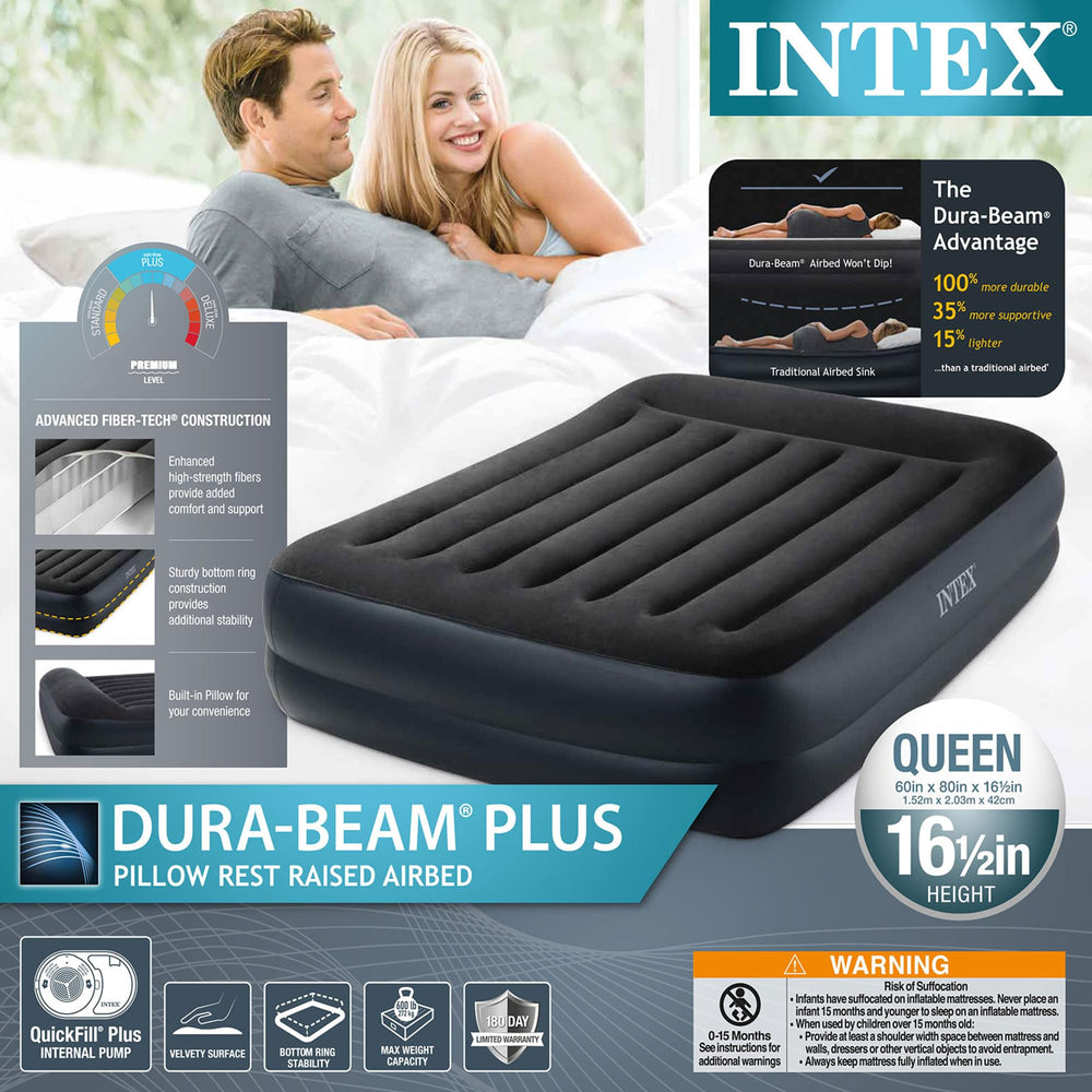 Intex base renforcée détail fibre-tech soutien durable