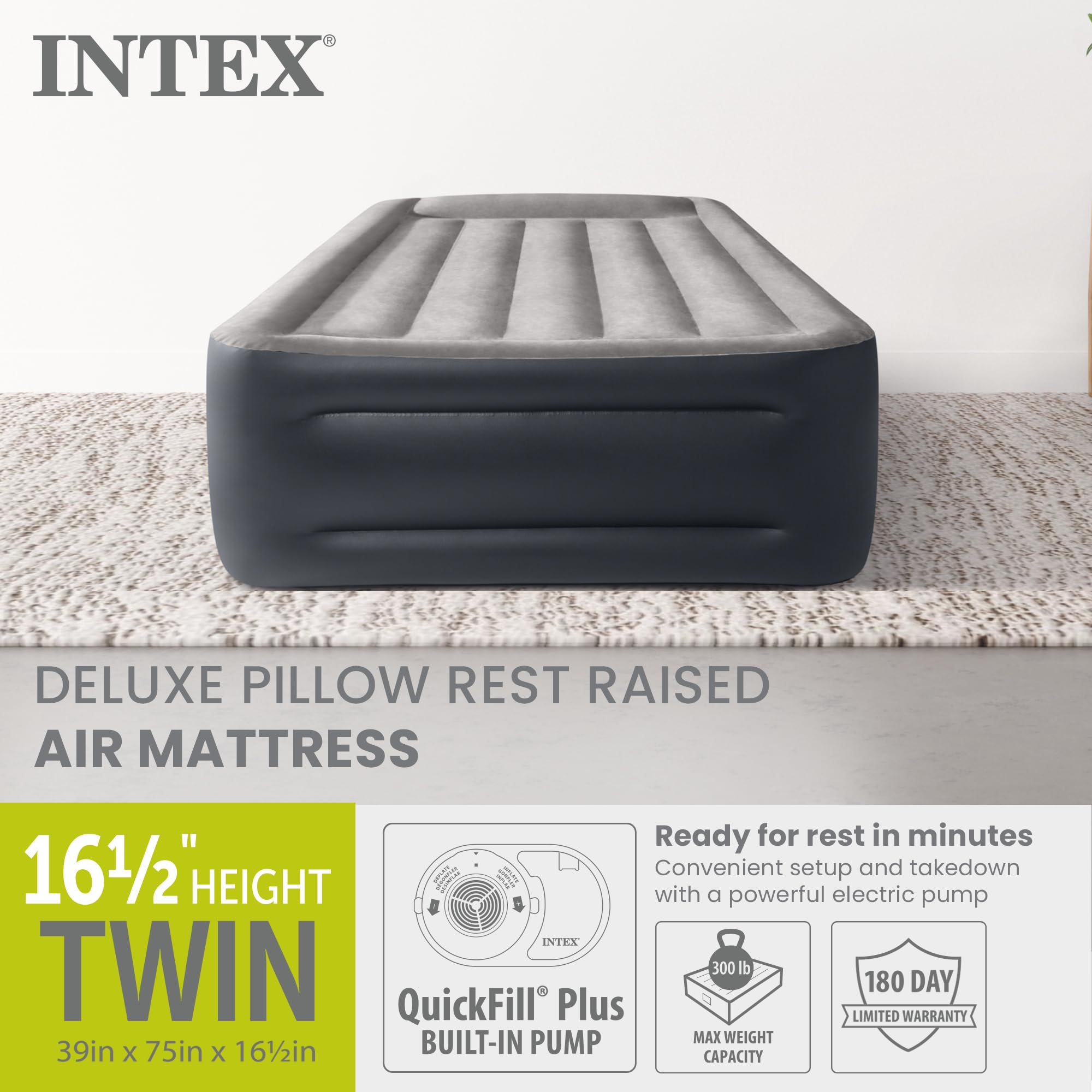 Intex surface veloutée gros plan pour un sommeil doux