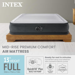 INTEX gros plan surface veloutée pour meilleure adhérence draps