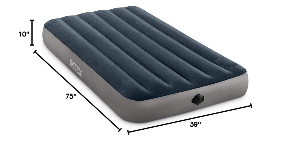 Intex matelas en camping en situation, portable et stable