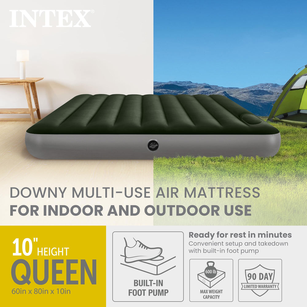 INTEX gros plan surface veloutée pour un repos doux et hygiénique