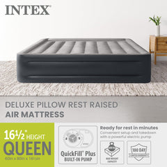 Intex détail texture velours offrant confort doux pour dormir