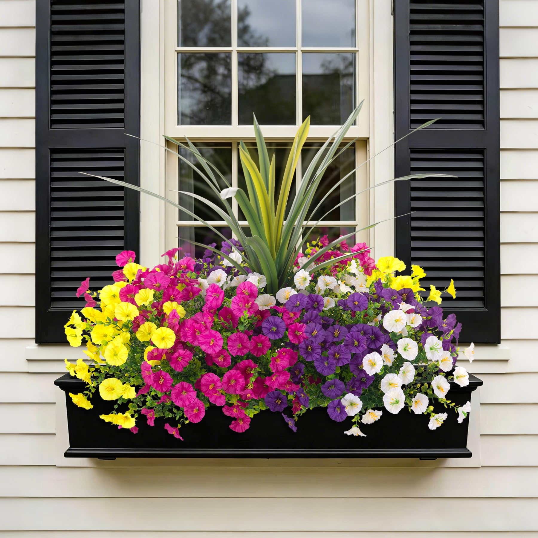 INXUGAO fleurs en situation sur balcon ajoutent charme sans entretien
