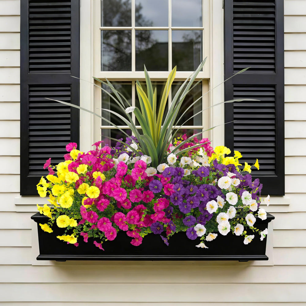 INXUGAO fleurs en situation sur balcon ajoutent charme sans entretien