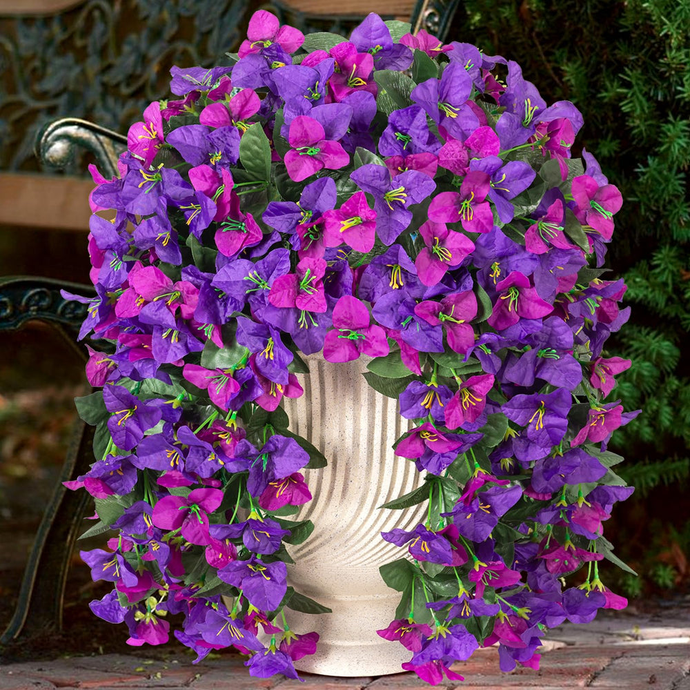 INXUGAO guirlande bougainvillier suspendue montrant aspect réaliste et finition durable