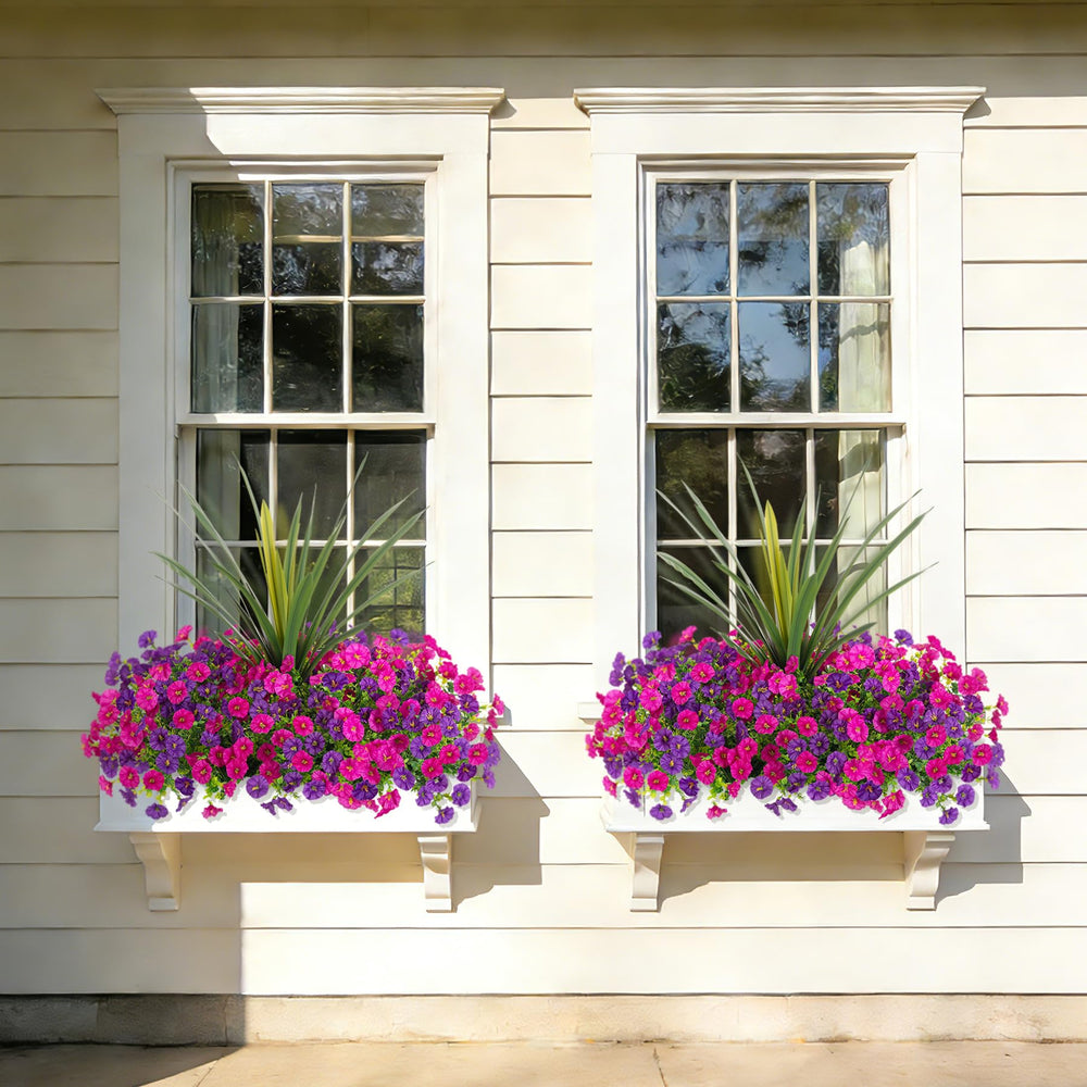 INXUGAO jardinière sur terrasse avec fleurs apportant couleur durable