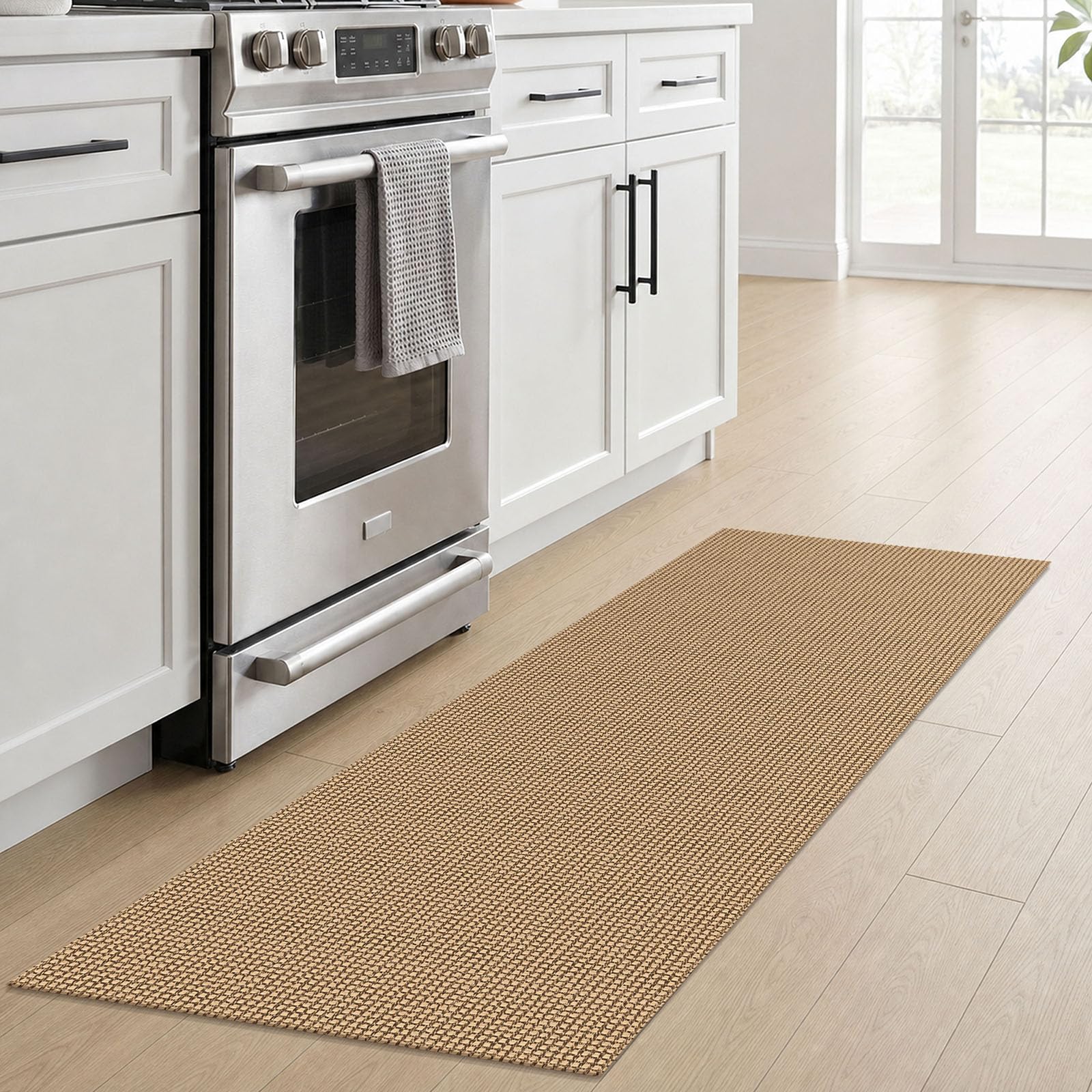 IOHOUZE tapis pli après lavage facile à lisser et repasser