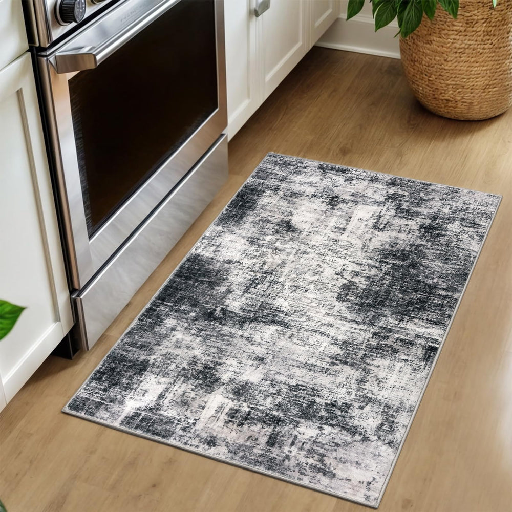 IOHOUZE tapis près d'un lavabo, absorption et confort des pieds
