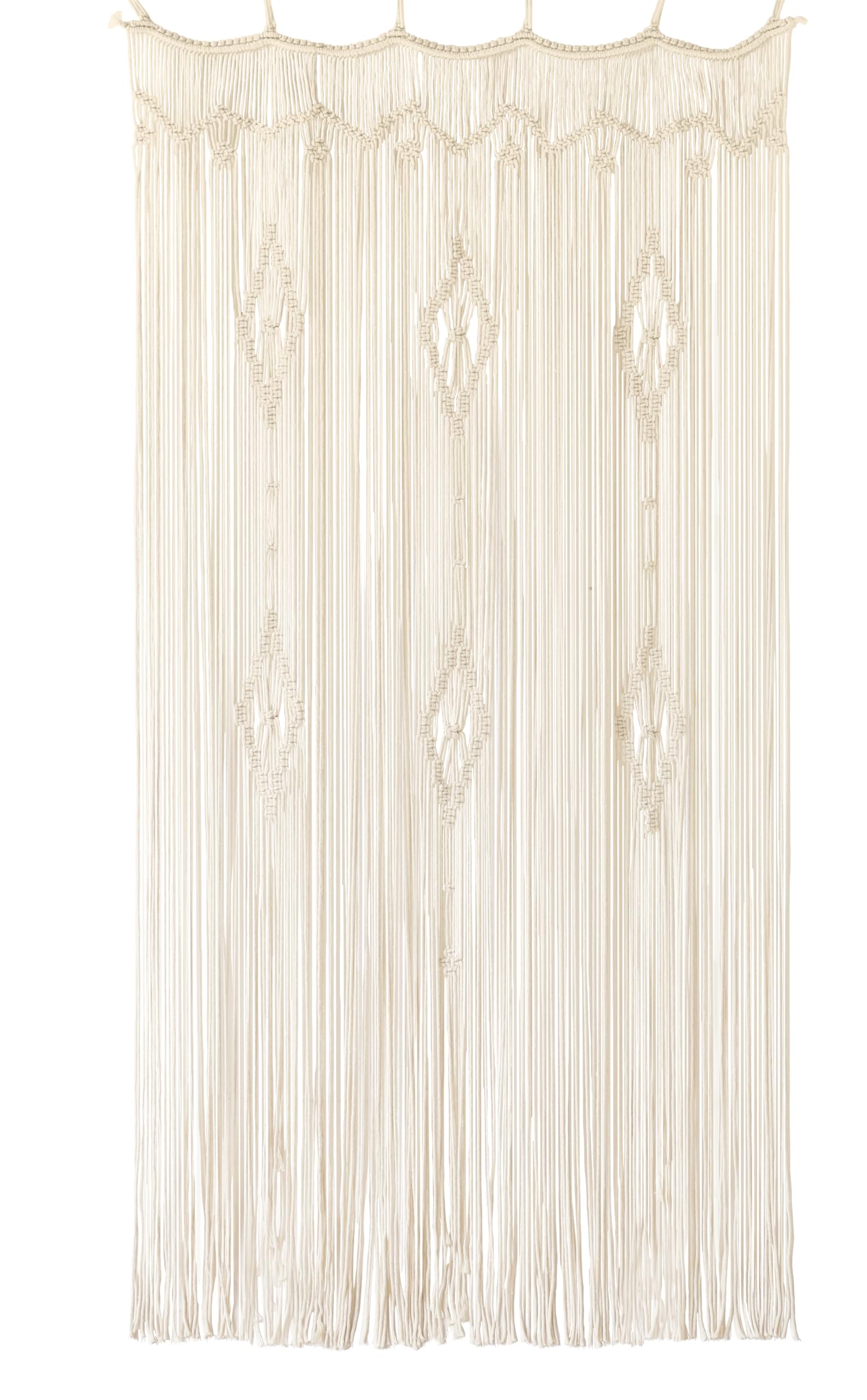 IOWER rideau macramé face avant apportant style bohème