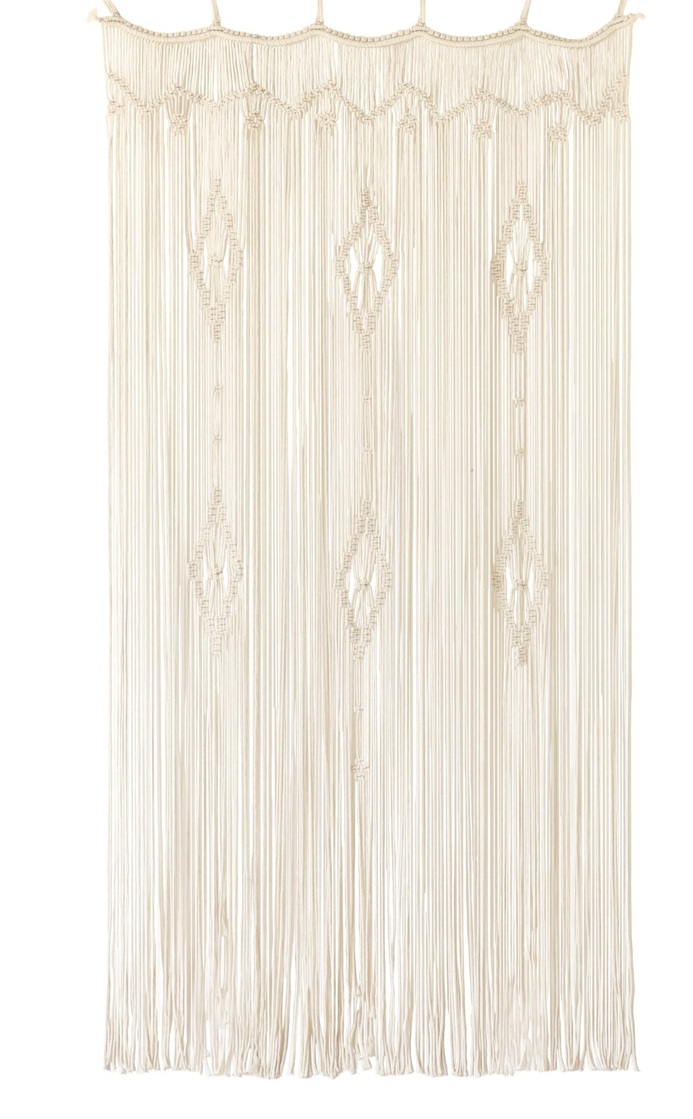 IOWER rideau macramé face avant apportant style bohème