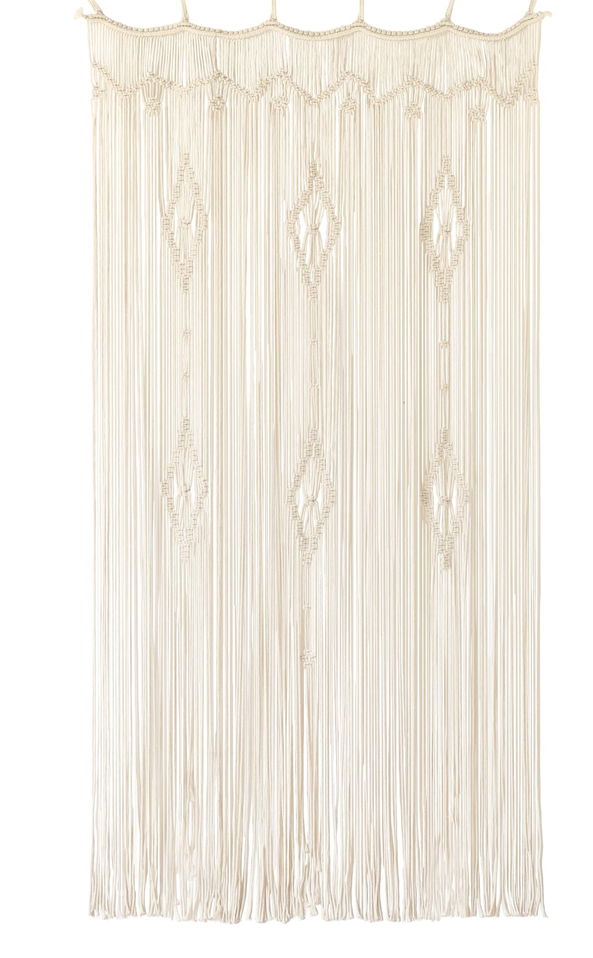 IOWER rideau macramé face avant apportant style bohème