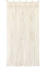 IOWER rideau macramé face avant apportant style bohème