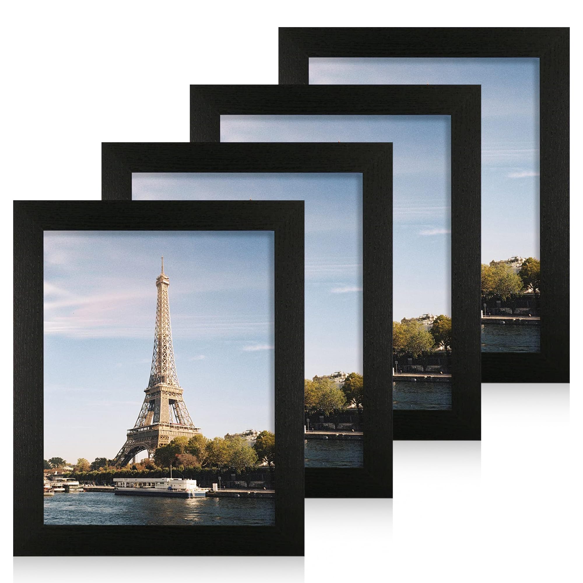iRahmen cadre 8x10 face avant montrant finition noire et rendu photo professionnel