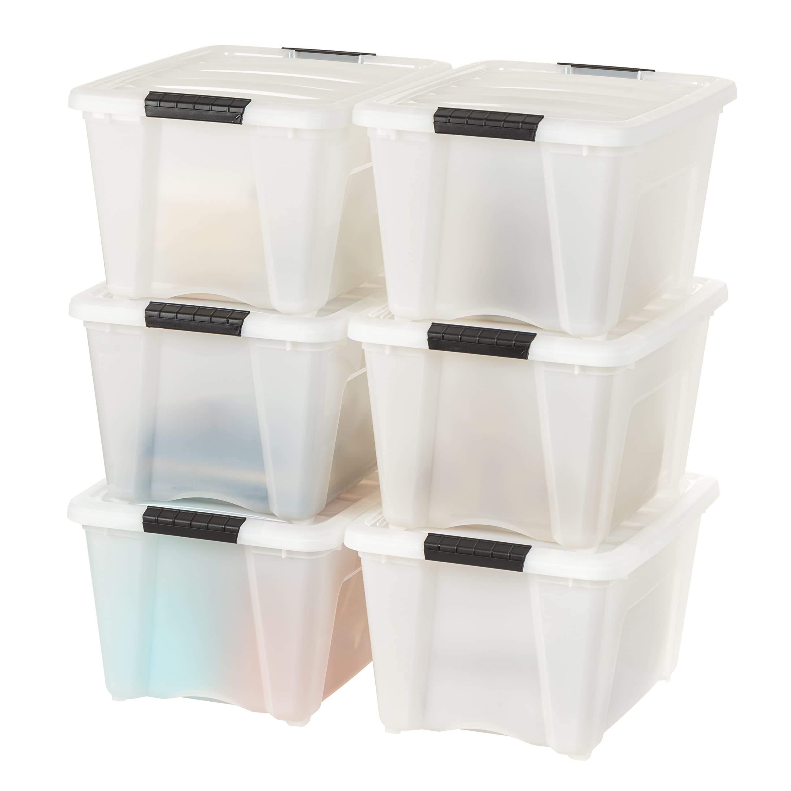 IRIS USA face avant du bac montrant design Pearl et gain de place