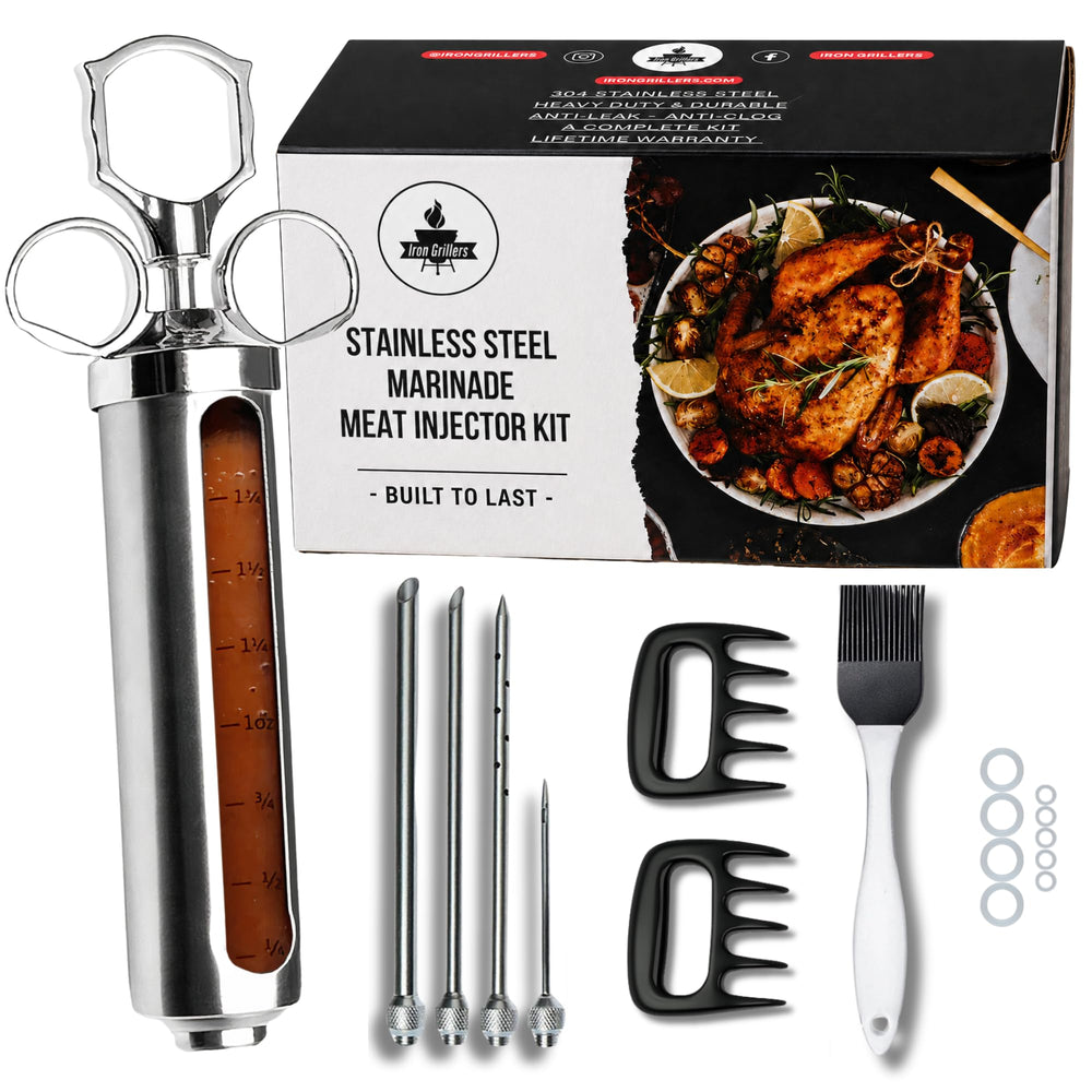 Iron Grillers injecteur face avant montrant ergonomie et précision