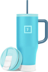 IRON °FLASK tasse 40 oz vue avant offrant capacité et étanchéité