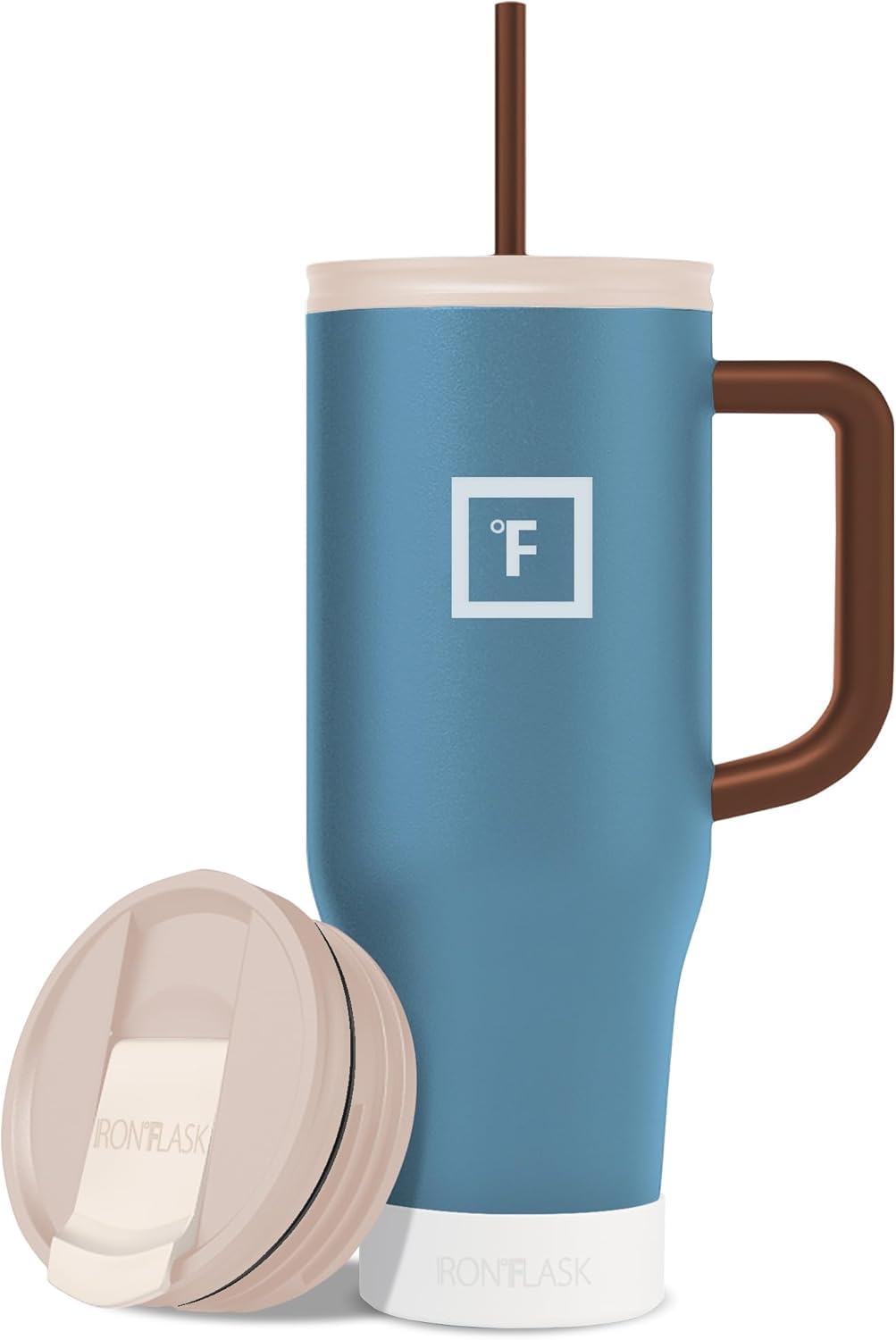 IRON °FLASK vue avant montrant le design et la capacité pratique