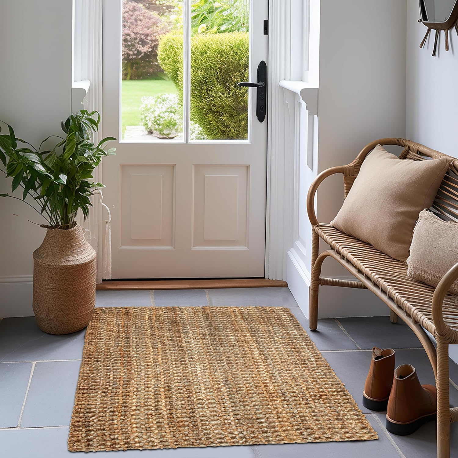 IRONGATE gros plan texture jute, montre qualité et tactilité