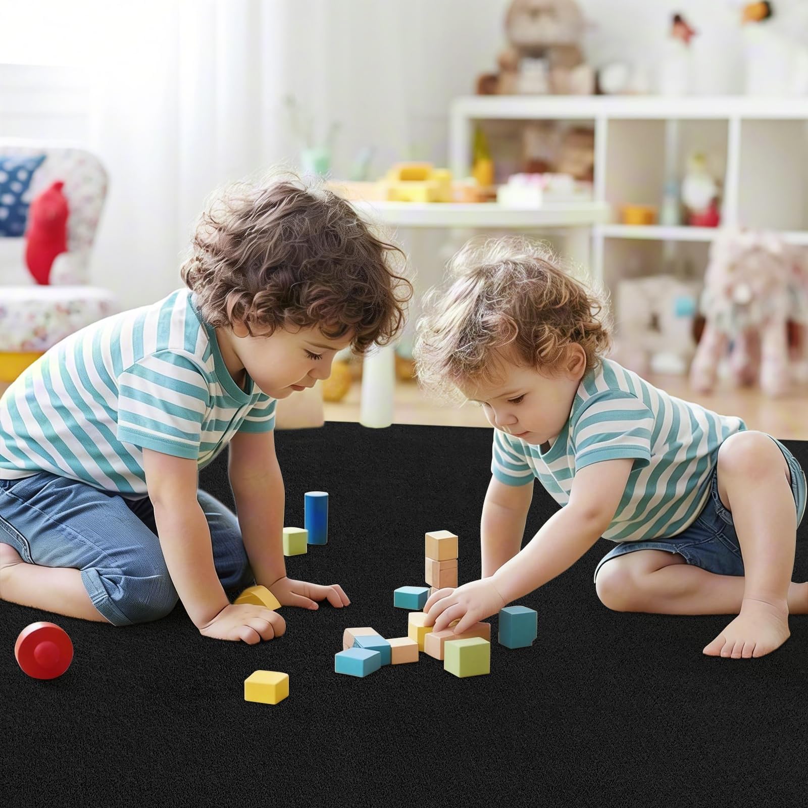 ISEAU tapis en machine, lavable facilement pour entretien simple