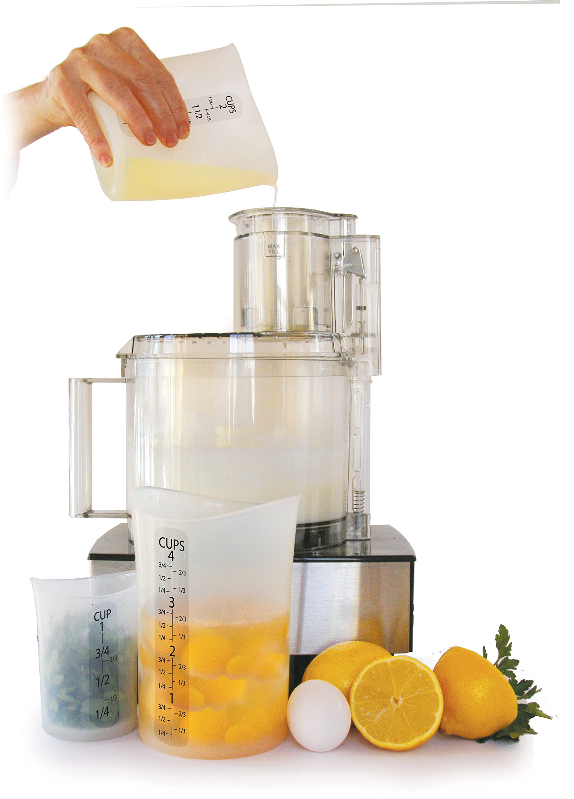 iSi Basics verres doseurs empilés pour un rangement compact et gain de place