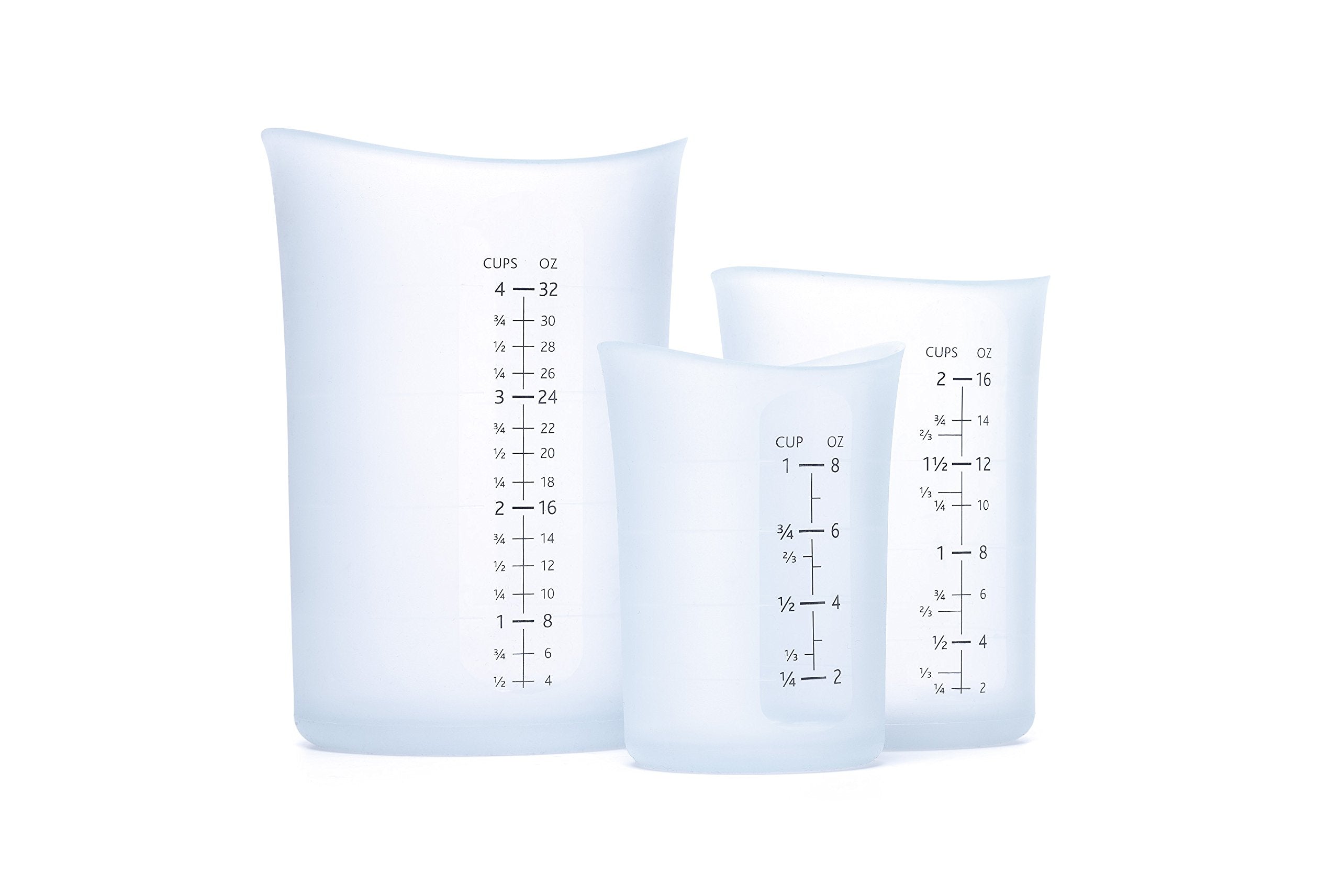iSi Basics verre doseur face avant montrant les graduations claires pour une mesure précise