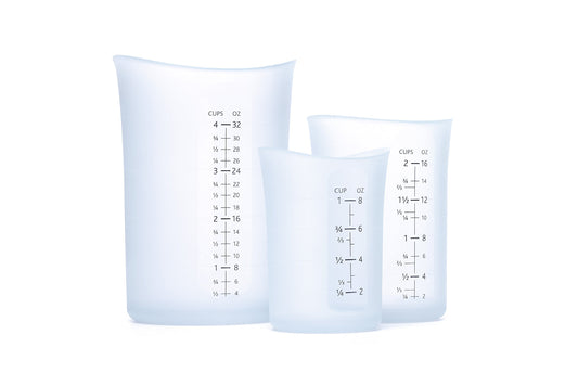 iSi Basics verre doseur face avant montrant les graduations claires pour une mesure précise