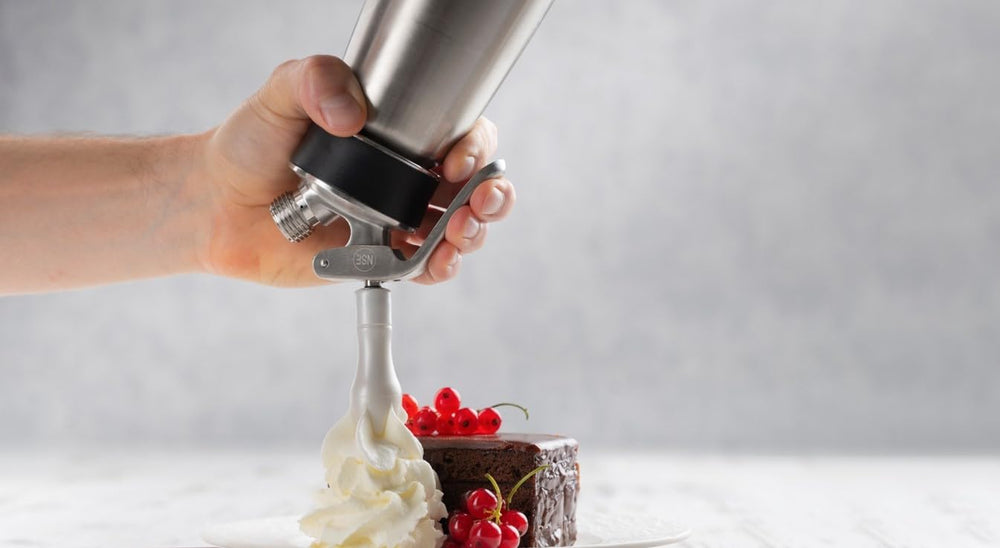 iSi Cream Profi Whip démonté prêt pour le lave-vaisselle, gain de temps