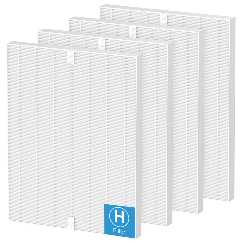 iSingo 116130 emballage avant montrant lot de 4 filtres, remplacement pratique