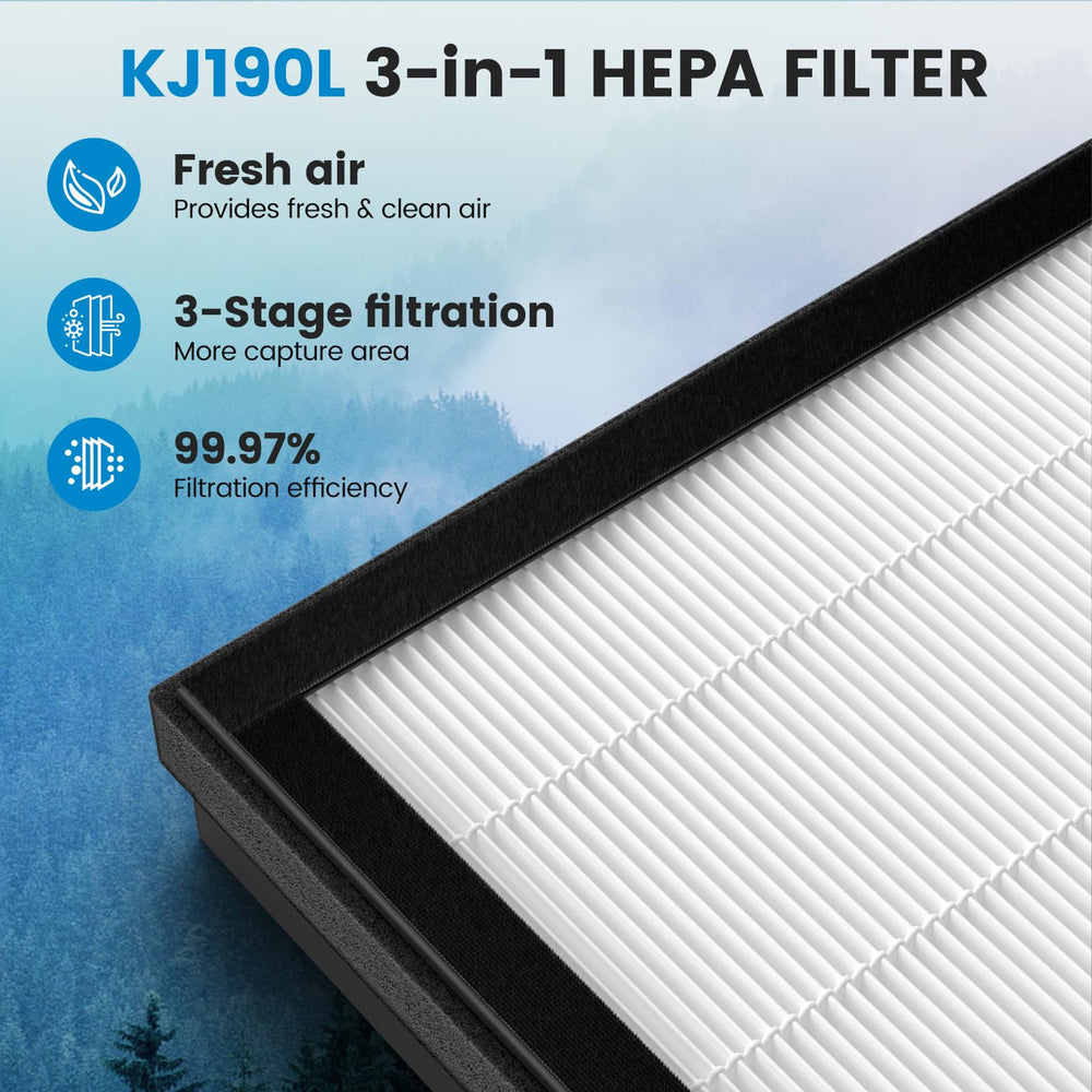 iSingo filtre installé sur purificateur MOOKA montrant ajustement