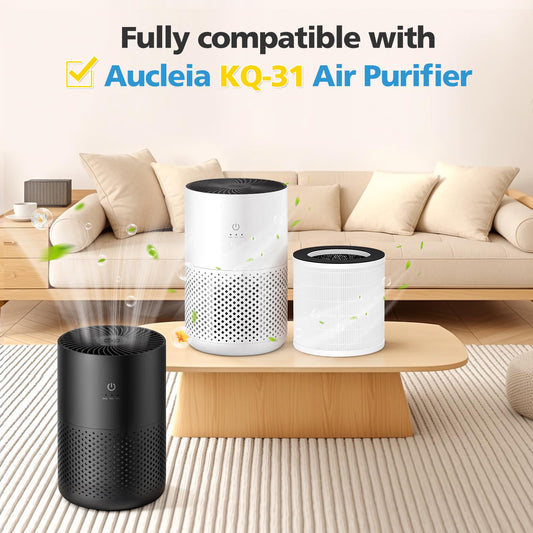 iSingo gros plan sur la structure HEPA du KQ-31 pour filtration efficace des particules