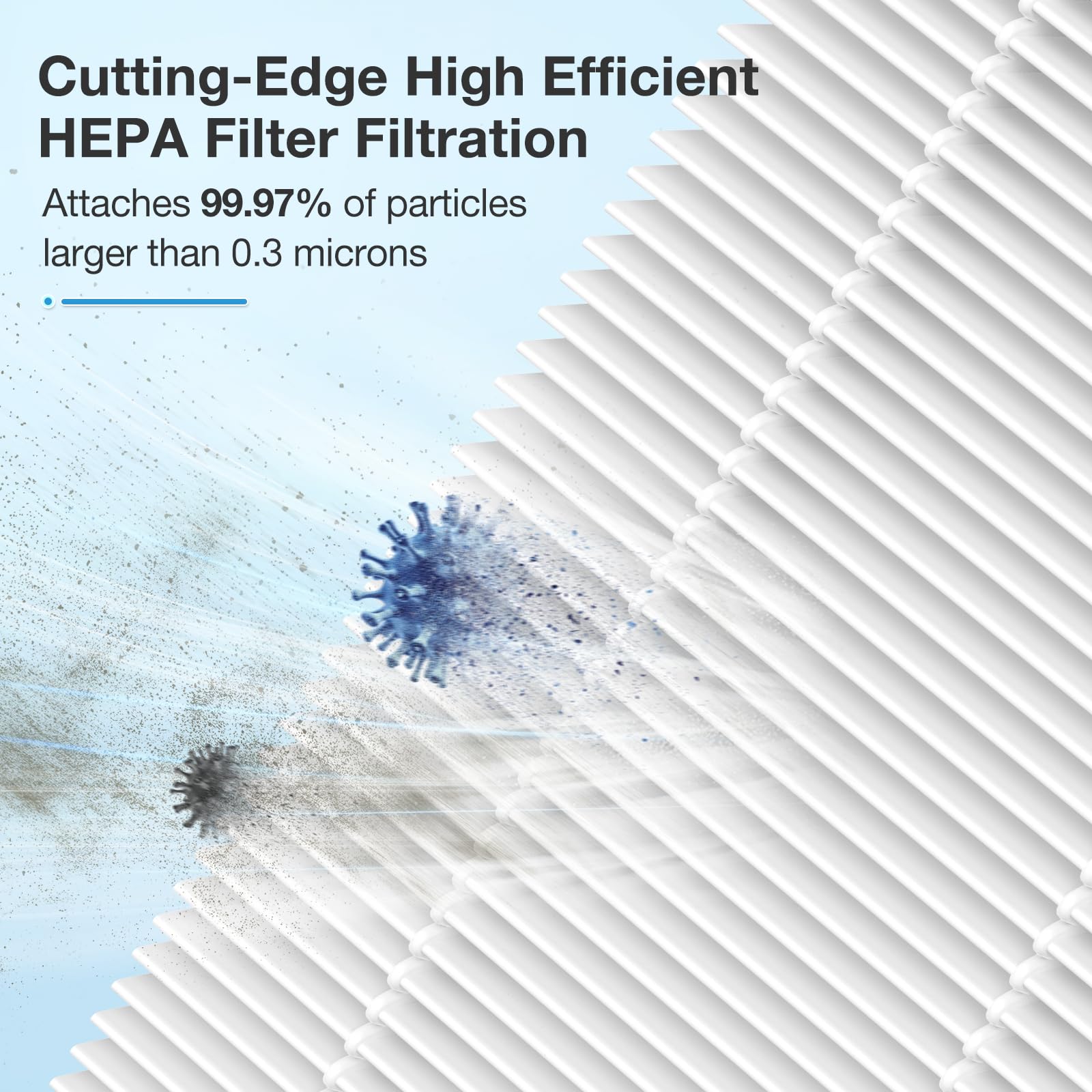 iSingo filtre en usage dans salon améliorant la qualité d'air intérieur