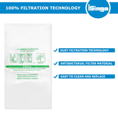iSingo démonstration insertion du sac 204814 facilitant installation sans outil