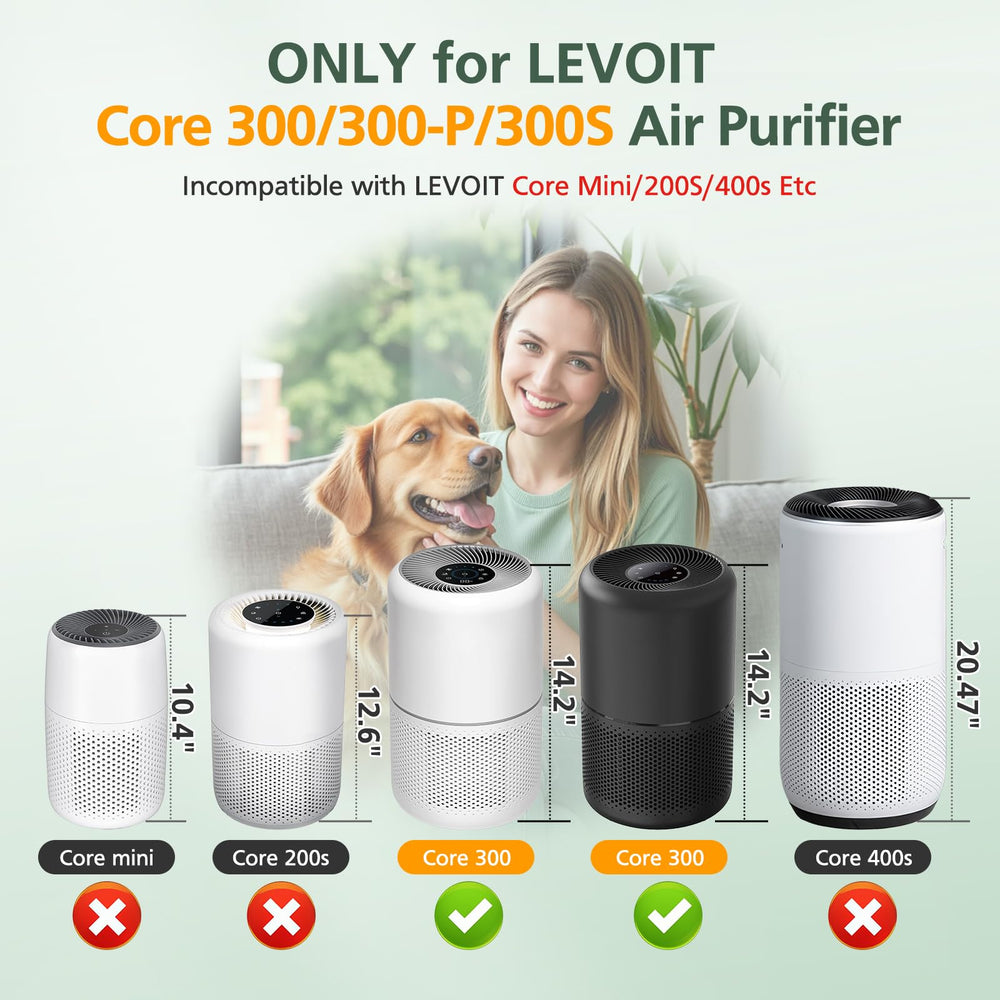 isinlive filtre installé dans purificateur Core 300 en fonctionnement utile