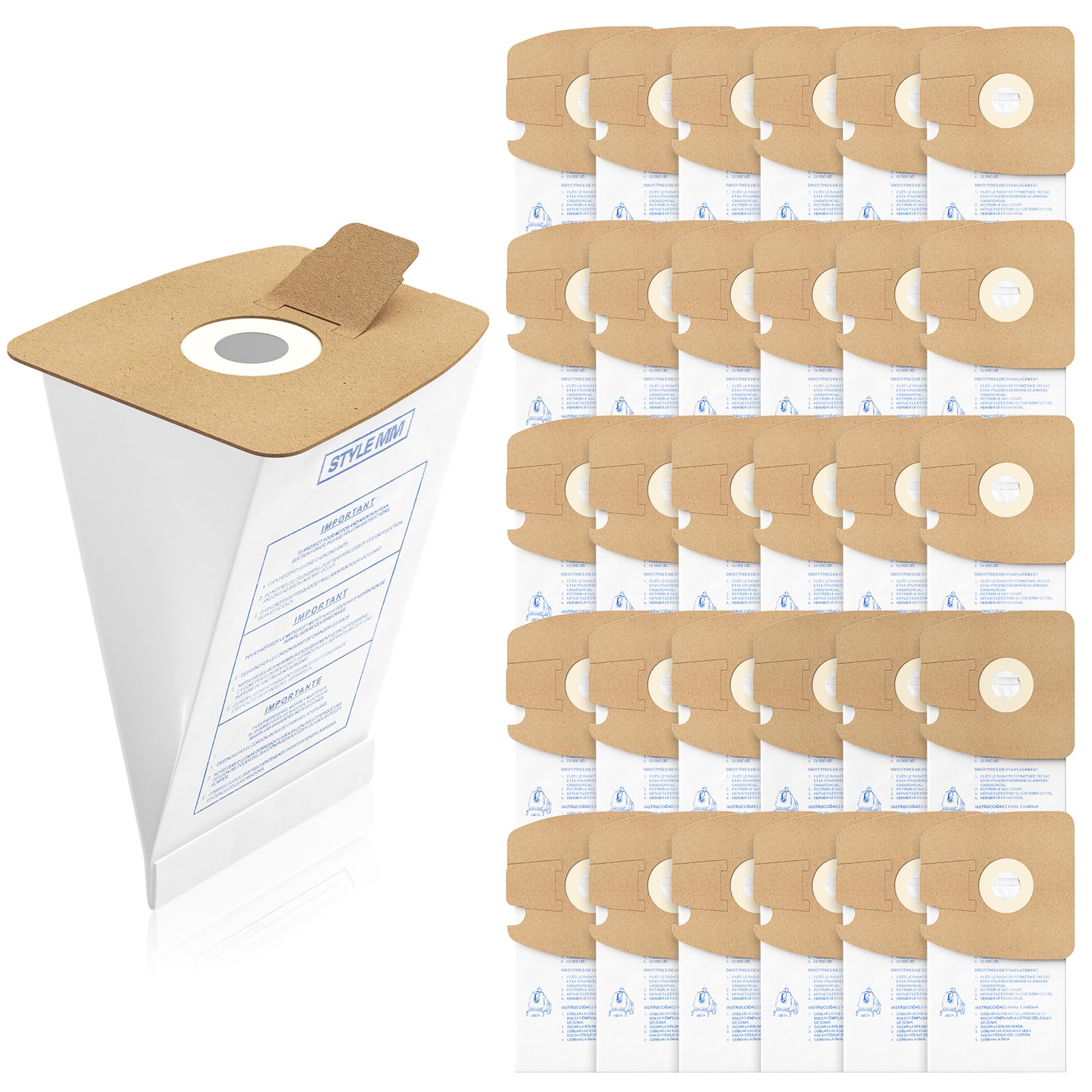 isinlive image du paquet de 30 sacs montrant compatibilité avec avantage praticité
