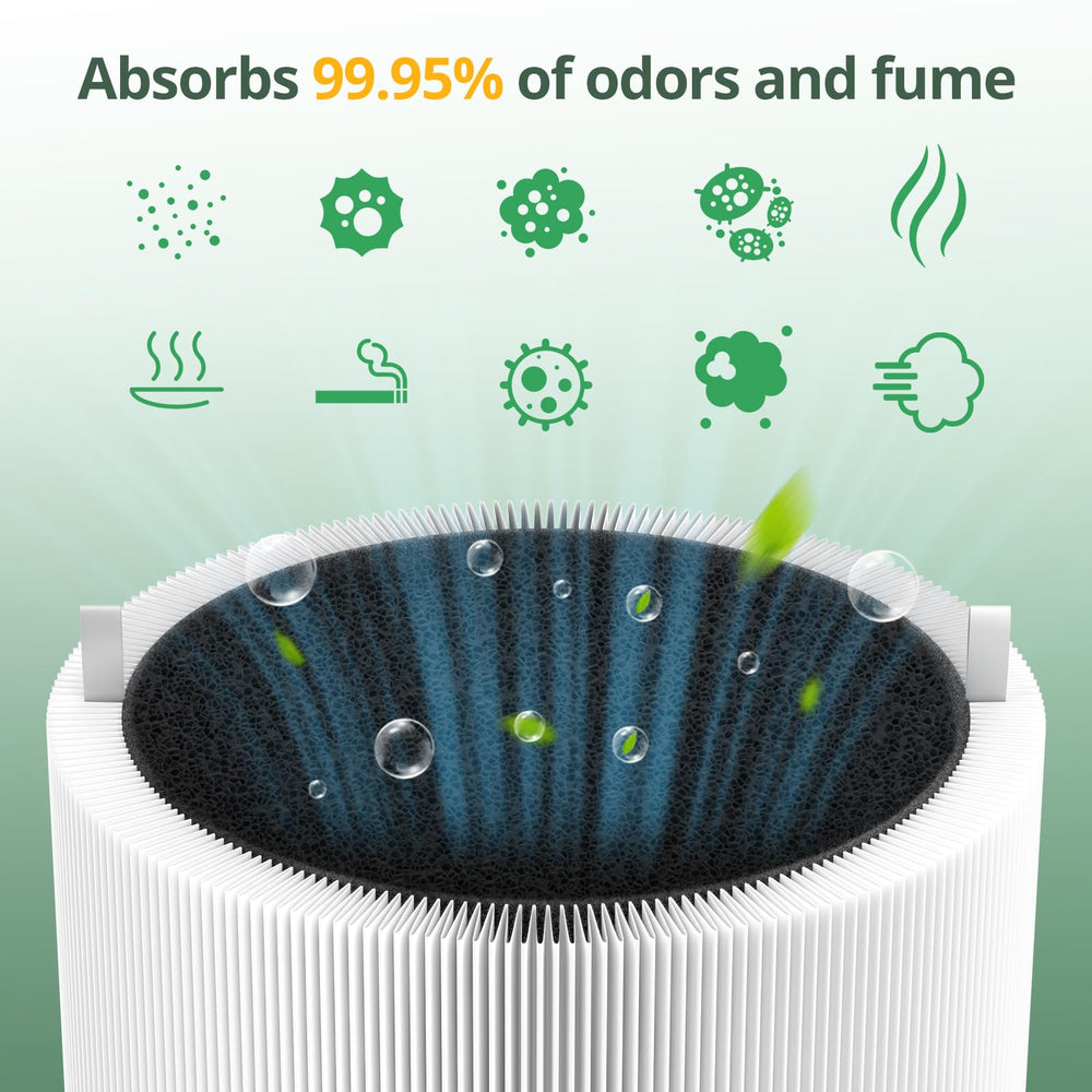 isinlive filtre dans salon illustrant air plus propre et confort