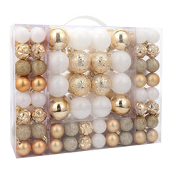 Isulife coffret ouvert montrant 87 boules de Noël, rangement pratique et cadeau prêt