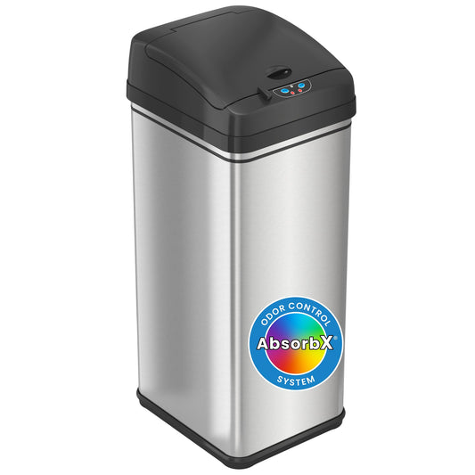 iTouchless face avant en acier inoxydable pour un look moderne et sans traces