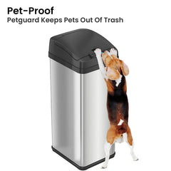 iTouchless démonstration du verrou PetGuard, protection efficace contre les animaux