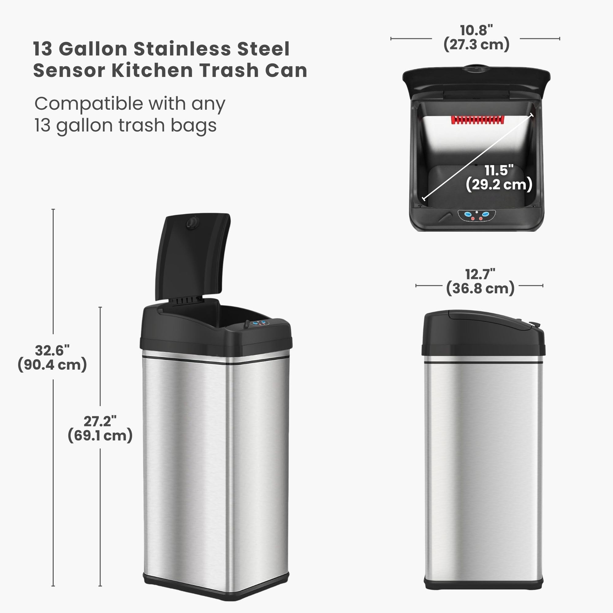 iTouchless finition inox anti-traces, surface résistante et esthétique durable