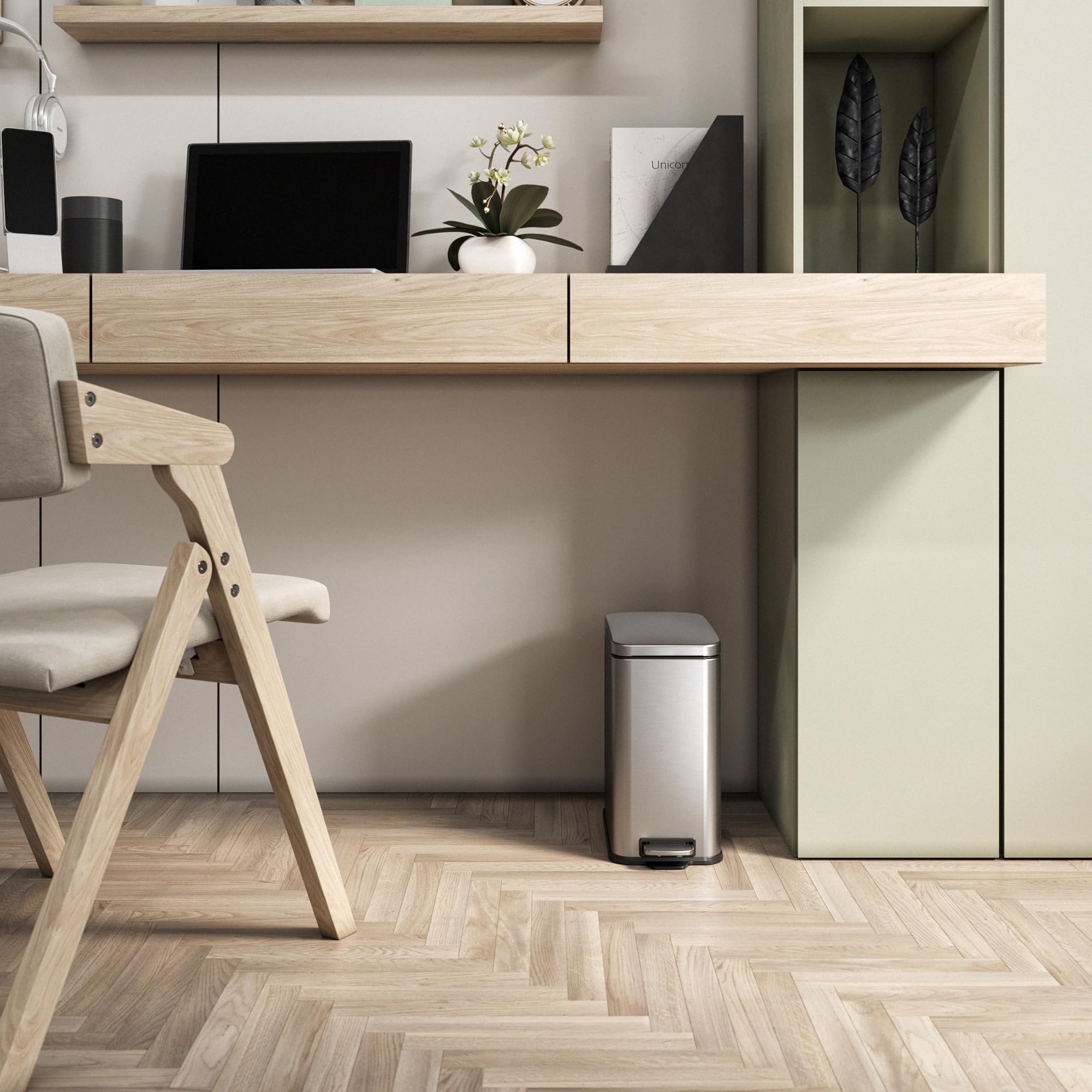 iTouchless pédale d'acier industrielle, durable et maniable