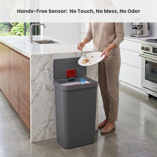 iTouchless Prime couvercle et capteur, ouverture mains libres hygiénique