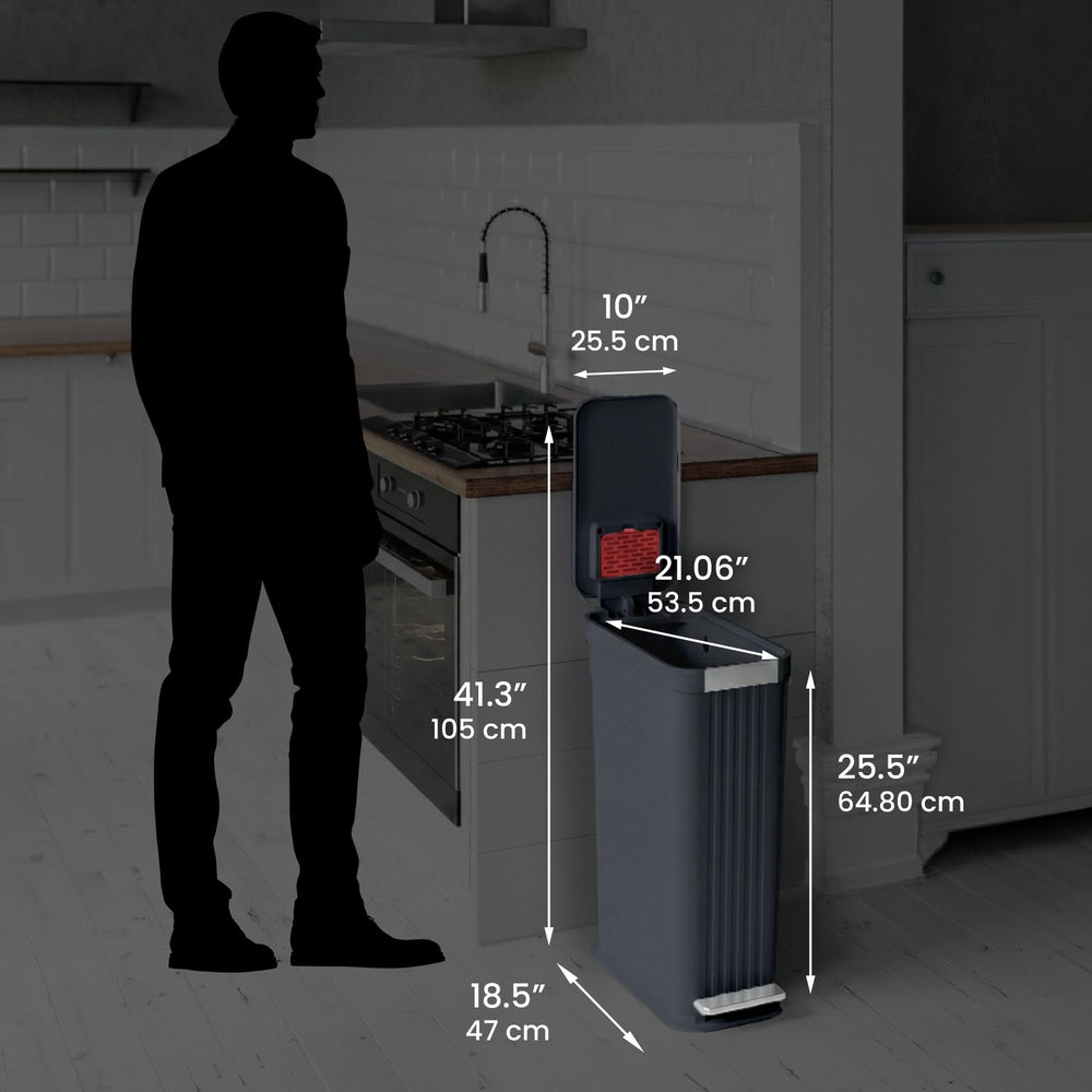 iTouchless scène de vie balcon montrant discrétion et confort olfactif
