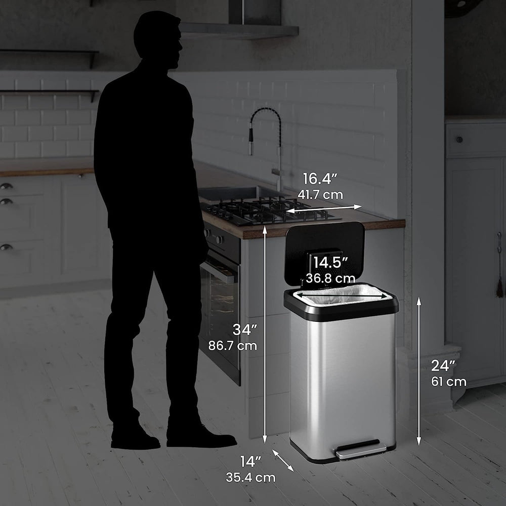 iTouchless dans une cuisine, capacité 50 L adaptée à la maison