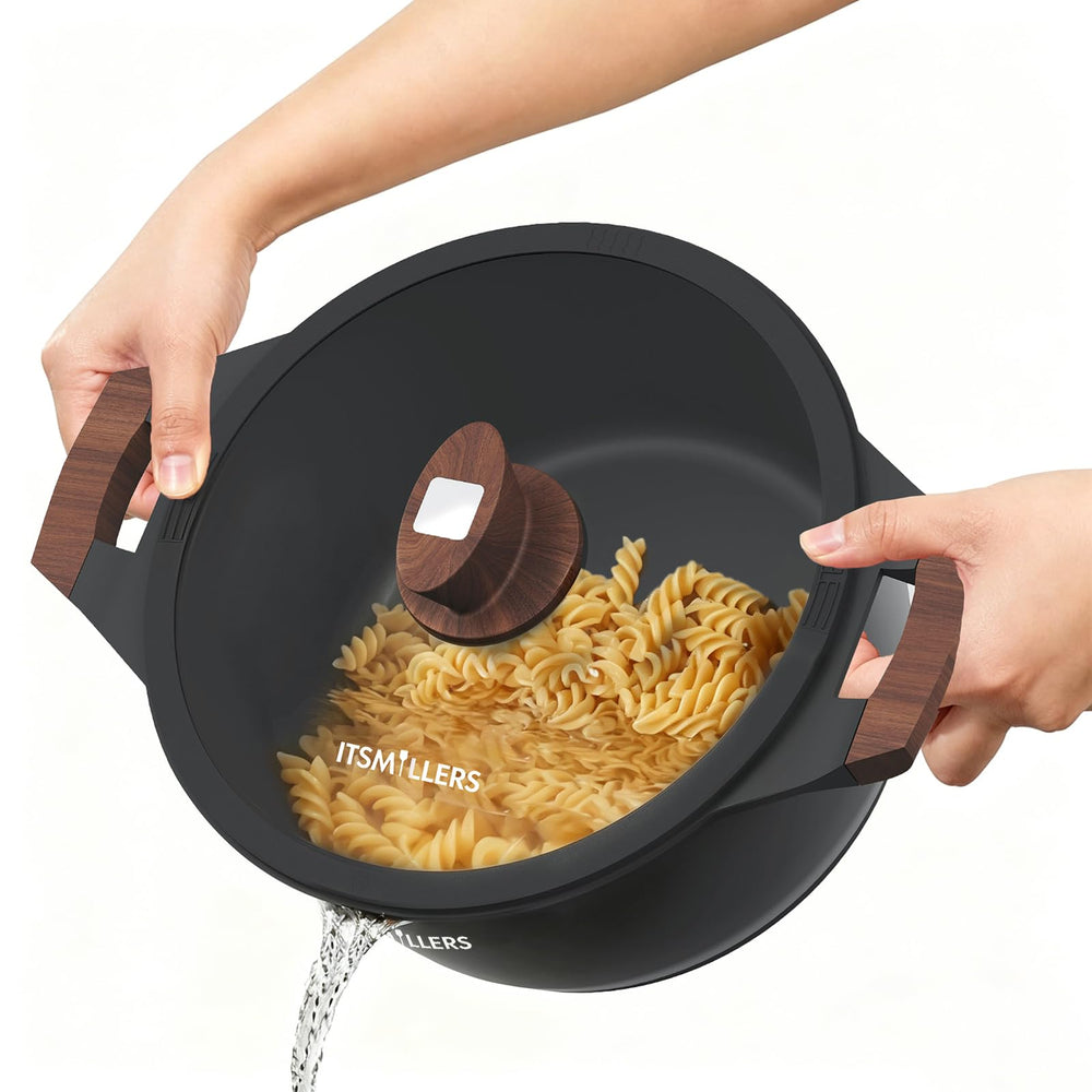 ITSMILLERS marmite 6,5 L face avant montrant design élégant et capacité