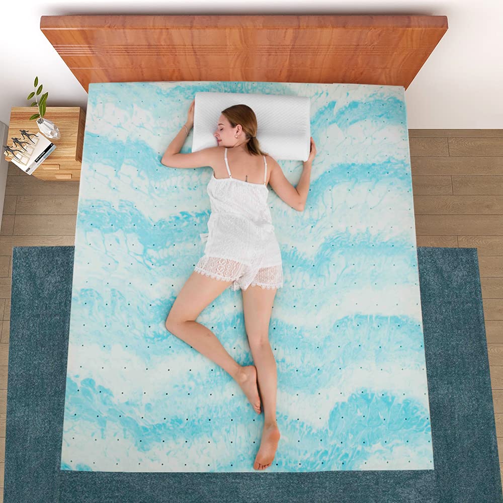IULULU surmatelas après déballage reprenant sa forme rapidement