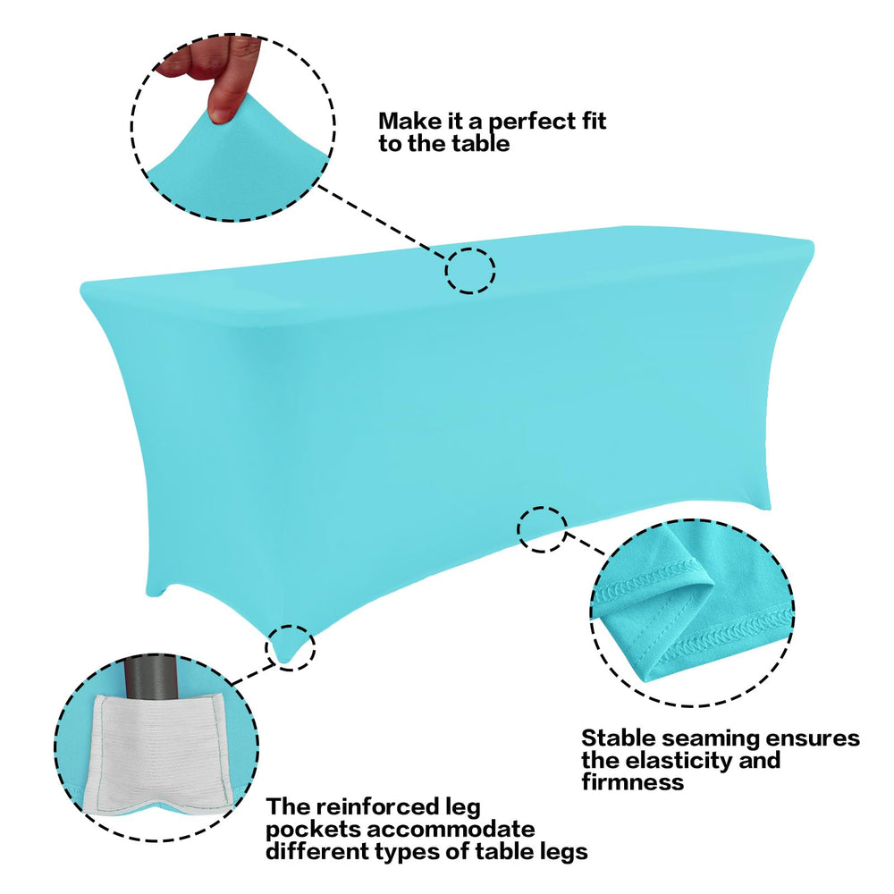 IVAPUPU Blue Mist gros plan texture, tissu extensible et anti-froissement