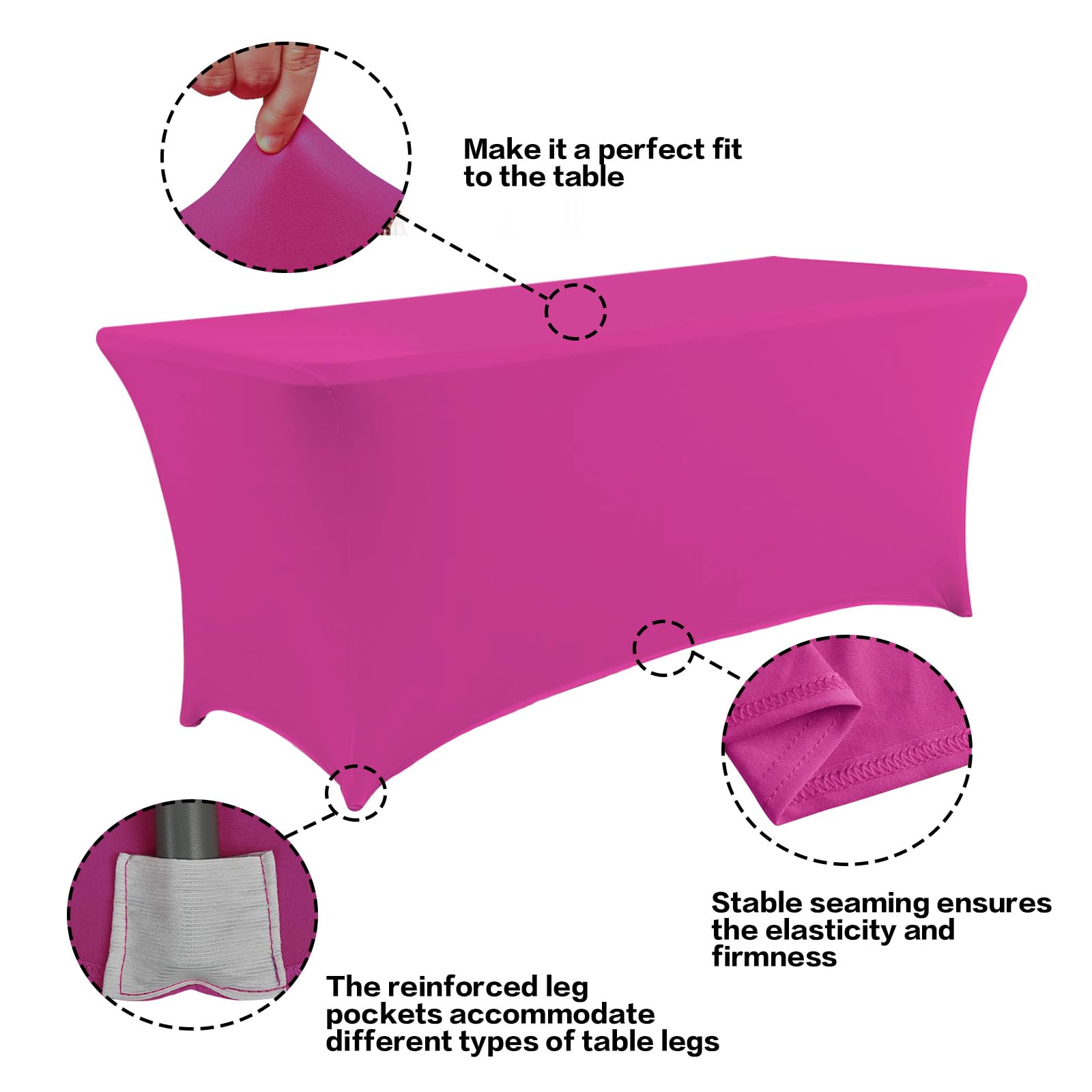 IVAPUPU gros plan tissu extensible montre élasticité et douceur